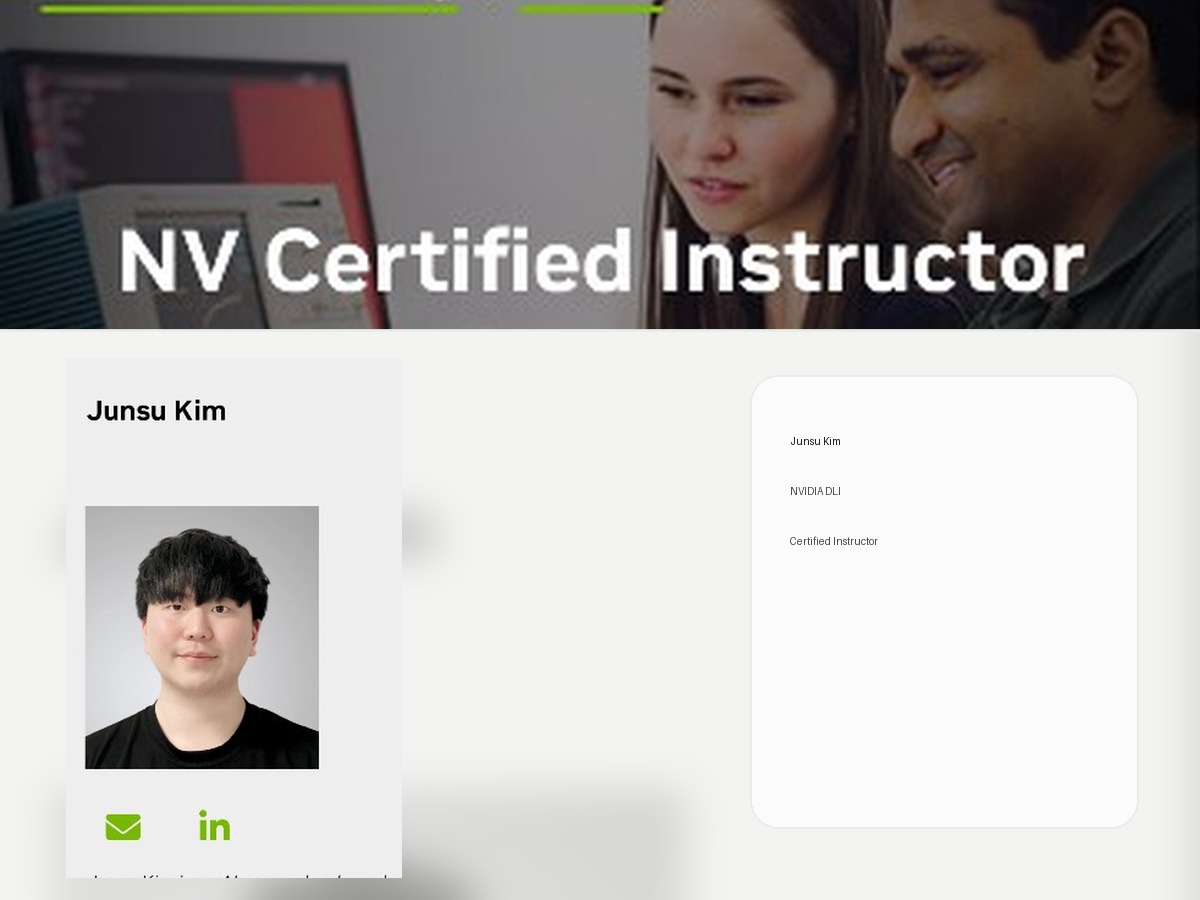 NVIDIA DLI Certified Instructor Directory gallery preview