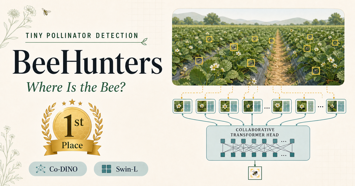 BeeHunters tiny pollinator detection figure