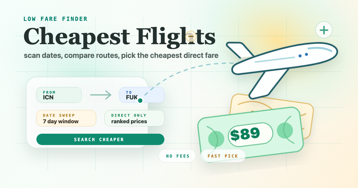 Cheapest Flights project preview